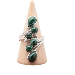 Bague Malachite & Argent 925