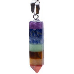 Pendentif 7 Chakra pierres précieuses